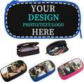 Custom Pencil Case Personalized Add Photo Text Pen Bag Large Capacity Zipper Pencil Box for Office Travel Graduation Gifts