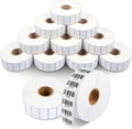 Aegis Adhesives - 1” X ½” Direct Thermal Labels for Small Price Tags, Return Address, File Folder, Compatible with Zebra Desktop Printers - NOT Rollo Compatible (12 Rolls, 2400 Labels/Roll)