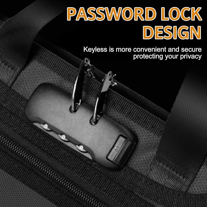 File Organizer Fireproof Expanding Accordion File Folder with Lock Zipper Labels13 Pockets Document Organizer Holder Storage Box Bag for Business Office Receipt Home Travel