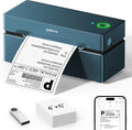 POLONO Bluetooth Thermal Shipping Label Printer, Wireless 4x6 Shipping Label Printer for Small Business, Support iOS, Android, Windows, Mac. Compatible with Amazon, Ebay, Shopify, Etsy, USPS (Blue)