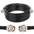 20ft 50 Ohm RG58 Coaxial Cable with BNC Connectors