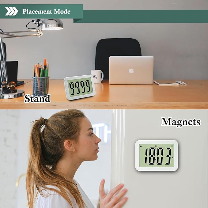 Digital Countdown Days Timer 9999-Days Electronic Timer for Vacation Retirement Wedding Lab, Large Display for Classroom Graduation,Study Fitness Count Down