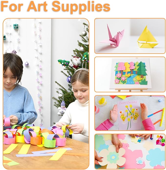 Colored Copy Paper 8.5x11 Inches, 600-Sheets Letter Size Pastel Colored Paper Assorted Colors Printer Paper for Printing, Arts & Crafts, School Projects and Office Use