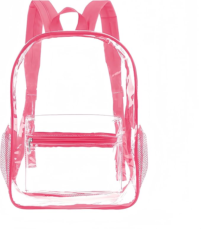GACEMIU Bulk 1/3/12/24/48 Pack Clear Backpack Transparent Backpack For Travel Sport Work School Stadium Approved