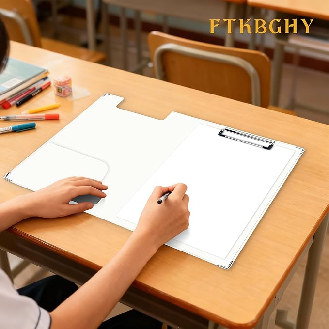 FTKBGHY Sage Green Inspirational Clipboard with Storage, Slow Down You're Doing Fine Motivational Metal Clipboard for Nurses Teachers Students School Office Desk Accessories, 12.4x9.25 Inch