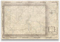 Push Pin Wyoming Map Board - With Push Pins to Mark Wyoming Travels - Handmade in Ohio, USA - Design: Rustic Vintage