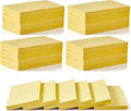 3 in x 5 in Large Sticky Notes, 76 x 127 mm 6 Pads Assorted Self-Stick Pads for Notebook,Office,School and Home,80 Sheets/Pad (24 Pads Yellow)