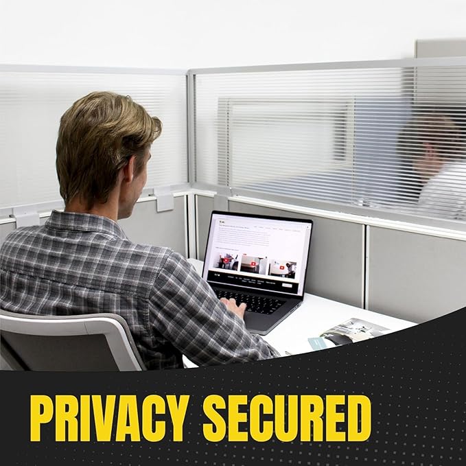 OBEX Screen & Office Panel Extender Polycarbonate Desk Privacy Panel & Divider for Office Cubicle, 12" x 24", Translucent