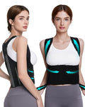 Back Brace Posture Corrector for Women and Men, Adjustable Upper and Lower Back Support for Pain Relief, Hunchback, Scoliosis, Comfortable and Invisible Under Clothes