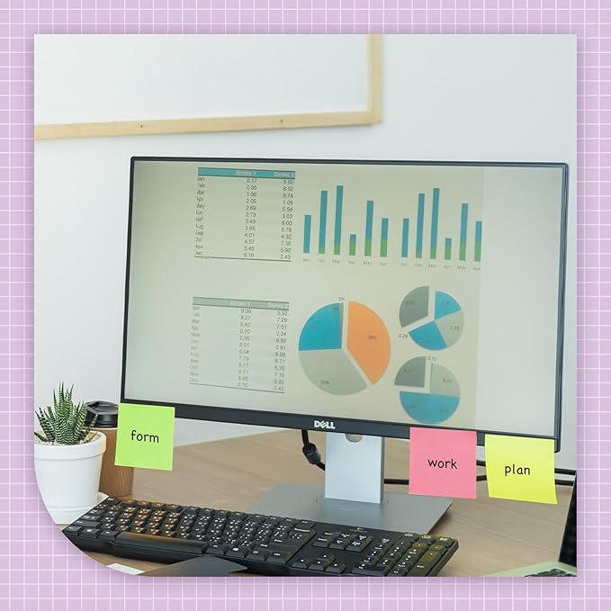 Ayearparty 120 Pads Sticky Notes 3x3 Inch Bright Colors Self Stick Pads Bulk Small Note Pads Memo for Office School Teacher Meeting Home Supplies 50 Sheets/Pad Total 6000 Sheets