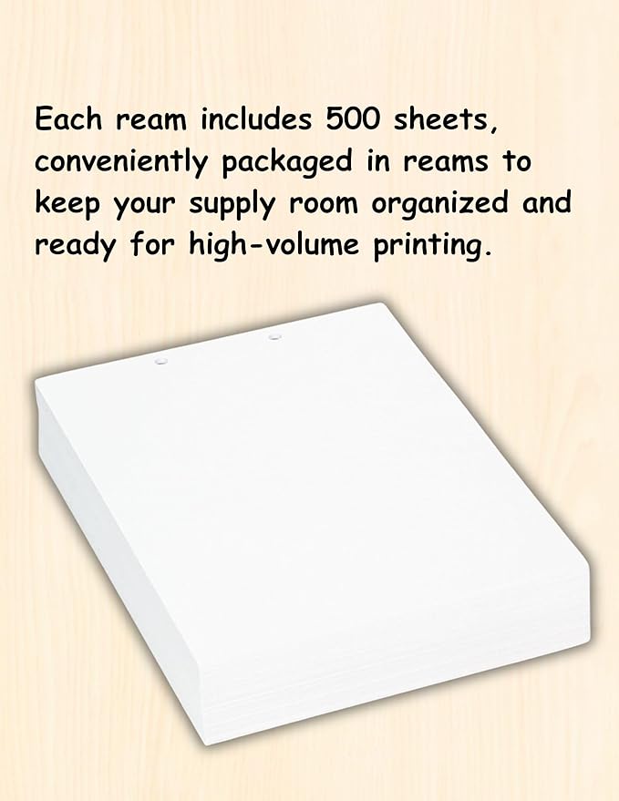 Limited Papers(TM) Writing Copy and Printing Paper, 8.5" x 11", 2 Hole Top-Punched, 20 Pound Text, 500 Sheets Per Ream. (500, Turquoise)