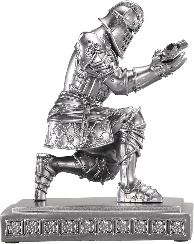 Medieval Knight Pen Holder Office Desk Decor Birthday Gifts for Men Father Husband Unique