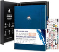 Clever Fox Planner PRO Premium Jan 2026-Jan 2027 – Luxurious Weekly, Monthly & Budget Agenda Organizer for Productivity & Reaching Goals, A4 Hardcover + Keepsake Box – Mystic Blue