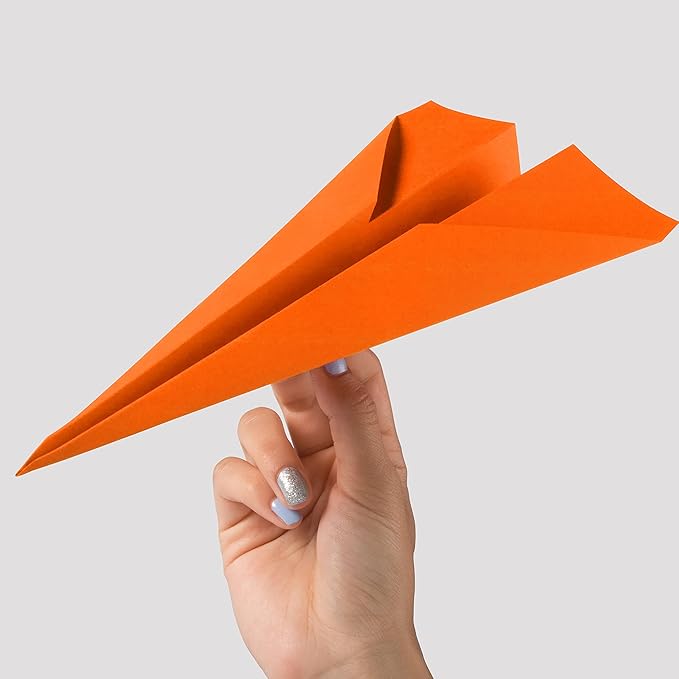 JAM PAPER Colored 24lb Paper - 90 gsm - 8.5 x 11 - Orange Recycled - 500 Sheets/Ream