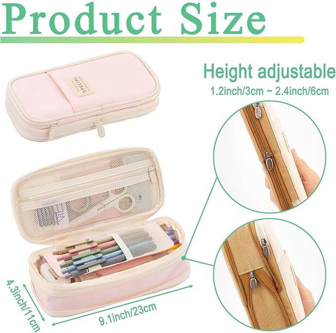 39-Piece Aesthetic Book Annotation Kit with Pencil Case, Highlighters, Gel Pen, 700 Clear Sticky Notes, and Index Tabs – Ideal for School, College, Teachers, Office and Bible Journaling