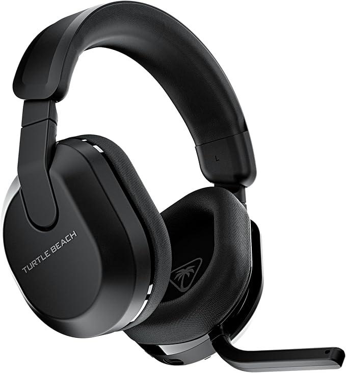 Turtle Beach Stealth 600 Wireless Multiplatform Amplified Gaming Headset for PC, PS5, PS4, & Mobile – Bluetooth, 80-Hr Battery, Noise-Cancelling Flip-to-Mute Mic, Waves 3D Audio –Black
