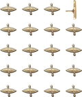 Kayak Push Pins - Gold Kayak Map Pins for Cork Boards, Maps, or Lapel Use - Designed in USA - Set of 20