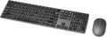Amazon Basics Ultra Premium Wireless Keyboard and Mouse Combo - Rechargeable, Ultra Slim Design, Quiet, Full Size, Number Pad, Unifying Receiver, Black