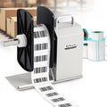 CGOLDENWALL Automatic Label Rewinder, 9.8" Dia. Bidirectional Rewinding, 1/1.5/3" Core, Speed Ajustable, Thermal Label Hangtag Washing Label, Synchronize with Various Printers