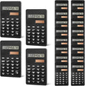 Basic Calculator, Mini Calculators Pocket Size Basic Calculators, 8 Digit Display Solar Battery Dual Power Function Calculator Bulk for Students Kids School Home Office (20)