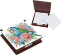 Formeydemi Bird Diamond Painting Kit Note Box,Memo Paper Storage Box Diamond Art,Sticky Note Holder Diamond Art,Diamond Painting Memo Pad For Office Desk. (Bird)