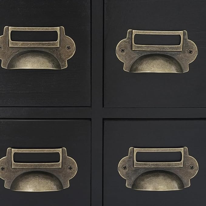 Vintage 12-Drawer Storage Cabinet – Multipurpose Desktop Organizer for Office, Craft & Home