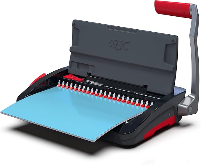 GBC Binding Machine, CB12 CombBind Punch and Bind Machine, Punches 12 Sheets, Binds 150 Sheets (WSM200022)