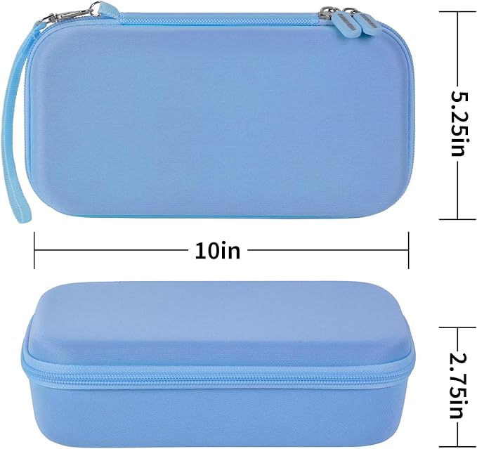 ANKHOH Pencil Case Pen Pouch Bag, Large Capacity Pencils Organizer Holder Office College Stationery Pen Marker Storage Supplies for adults, NOT INTENDED FOR USE BY CHILDREN 12 AND UNDER(Blue)