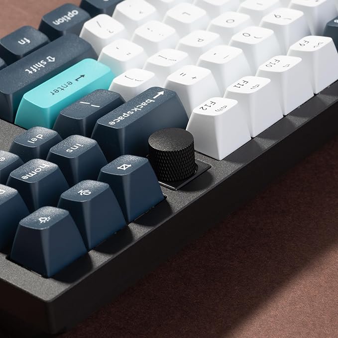 Keychron Q3 Max Wireless Custom Mechanical Keyboard, Full Aluminum 2.4 GHz Bluetooth QMK TKL Layout RGB with Hot-swappable Gateron Banana Switch Compatible with Mac Windows Linux