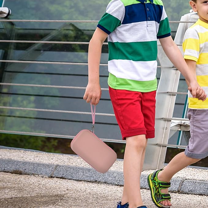 Pencil Case Pen Pouch Bag, Large Capacity Pencils Organizer Holder Office College Stationery Pen Marker Storage Supplies for adults, NOT INTENDED FOR USE BY CHILDREN 12 AND UNDER, Box Only (Pink)