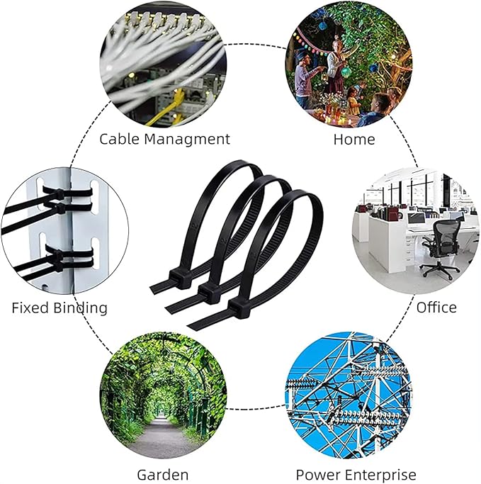 large zip ties black 20 inch heavy duty cable ties extra long tie wraps 160 lb outdoor wire ties 60pcs