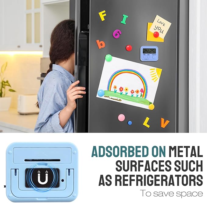 Weewooday 24 Pcs Digital Kitchen Timer Magnetic Timer Bulk On/Off Switch Minute Second Count up Countdown Loud Alarm for Exercise Cook Baking (Vivid Color)