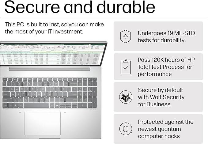 HP ProBook 460 G11 Business AI Laptop (16" FHD+ Anti-Glare, Intel 12-Core Ultra 5 125U (> i7-1355U), 16GB DDR5 RAM, 512GB SSD), Numeric Keypad, 1080p Webcam, Ethernet, Wolf Security, Win 11 Pro