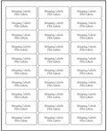 Address Labels for Inkjet Printers 1" x 2-5/8", Pack of 750 Labels