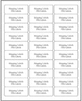 Address Labels for Inkjet Printers 1" x 2-5/8", Pack of 6000 Labels