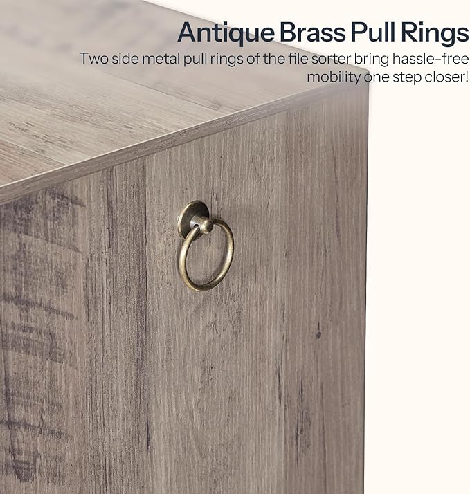 HOOBRO Wooden Literature Organizer, 36-Slot Mail Sorters, Removable Classroom Mailbox, Student Mailboxes for Classroom, Paper Storage Organizer, for Home, Office, Study, Classroom, Greige BG36WF01