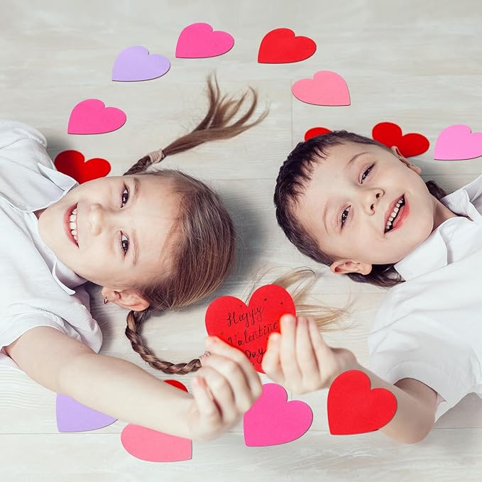 Thenshop 120 Pack 6000 Sheets Heart Sticky Notes Valentine's Day Sticky Notes 3 x 3 Inch Cute Heart Notepads for Girls Women Valentine's Day Office School Business