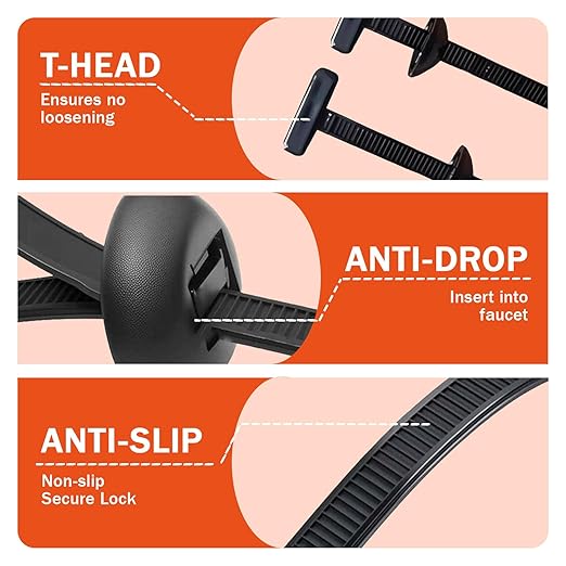 165PC Nylon Universal Cable Tie Buckle for Car Fender Trunk Repair, Automotive Zipper Clips,Heavy Duty Self-Locking zip ties with Pin & Button Design for car repair shop & Garage Use