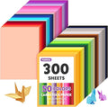 300 Sheets 8.5" X 11" Colored Cardstock, 50 Assorted Colors Construction Paper Card Stock Printer Paper for Printing, Card Making, DIY Crafts, School Supplies,Party Decorations (180GSM/65LB)