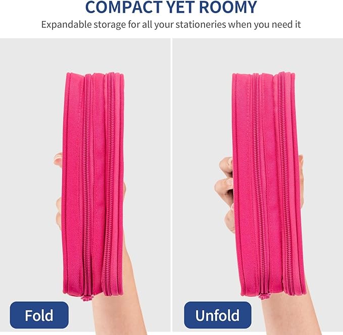 Custom Pencil Case Personalized Add Photo Text Pen Bag Large Capacity Zipper Pencil Box for Office Travel Graduation Gifts