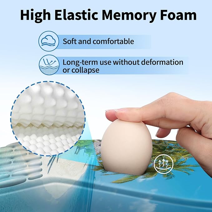 YIWEI Ergonomic Mouse Pad with Wrist Rest - Comfortable Office Mousepad with Memory Foam Wrist Support for Carpal Tunnel Relief, Mouse Pads with Non-Slip Base for Gaming and Home (Beach-2)