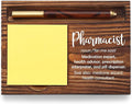 Pharmacist Gift Sticky Note Holder, Pharmer Appreciation Gift, Thank You Gifts for Pharmacy Technician Future Pharmacist Pharmacology PHARMD Gift Self-Stick Note Pad Holders Desk Organizer TZP24