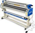 65" Full-Auto Cold & Heat Assisted Laminator Machine with 4 Trimmers, Max Speed 40ft/min, 63" Max Width, 1.1" Max Thickness, Infrared Heating, Digital Control for Vinyl Graphics, Inkjet Prints,1700-B1