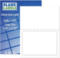 Half Sheet FedEx Shipping Labels with Tear-Off Receipt from Blank Labels - 7.50" x 5.125" Label Size/Word Template 5127 / Inkjet & Laser Compatible - Labels per Sheet 1/1,000 Labels per Case
