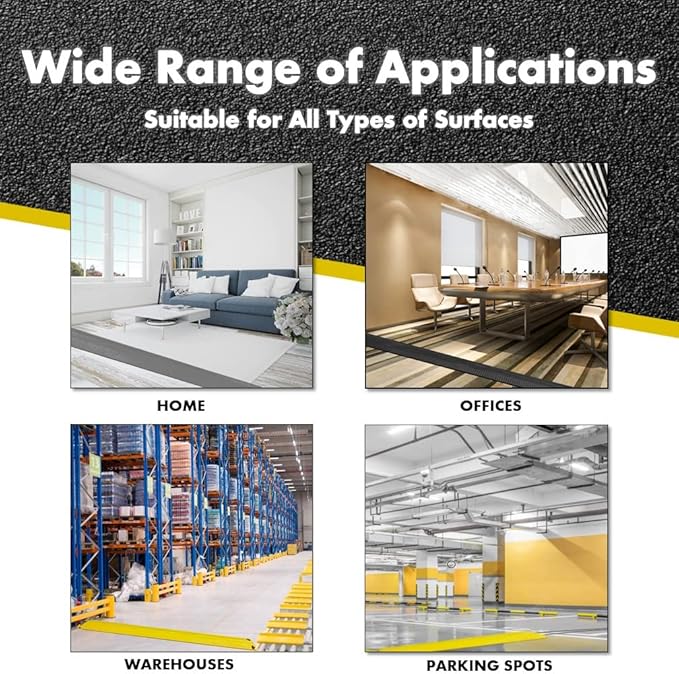 Kable Kontrol Drop Over Floor Cord Cover – 36” Inch Long 1 Channel Cable or Wire Protector – 60 Pcs Bulk Pack - Rubber Ramp for Indoor and Outdoor Use – Yellow