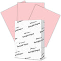 Springhill 8.5” x 11” Pink Colored Cardstock Paper, 67lb Vellum Bristol, 147gsm, 250 Sheets (1 Ream) – Premium Lightweight Cardstock, Vellum Printer Paper with Textured Finish – 076000R