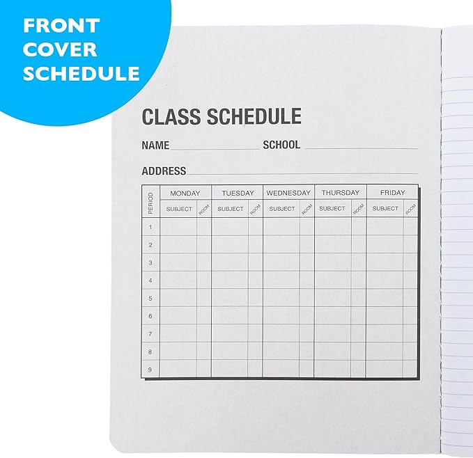 BAZIC Products Composition Notebook Wide Ruled - 100 Sheets, Black Marble Composition Notebook with Durable Cover, Non-Spiral for Journaling, School, Home, or Office, 2-Packs