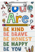 You are Teacher Clipboard Decorative Clip Board with Metal Clip A4 Standard Size 12.5" X 8.7" for Teacher Students Nurses Office