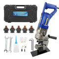 1300W Electric Hydraulic Hole Puncher, 110V Hydraulic Press Punching Tool, Metal Electric Punching Machine with Die Φ1/4" 3/8" 1/2" 11/16" 4/5", for Steel, Aluminum, Copper
