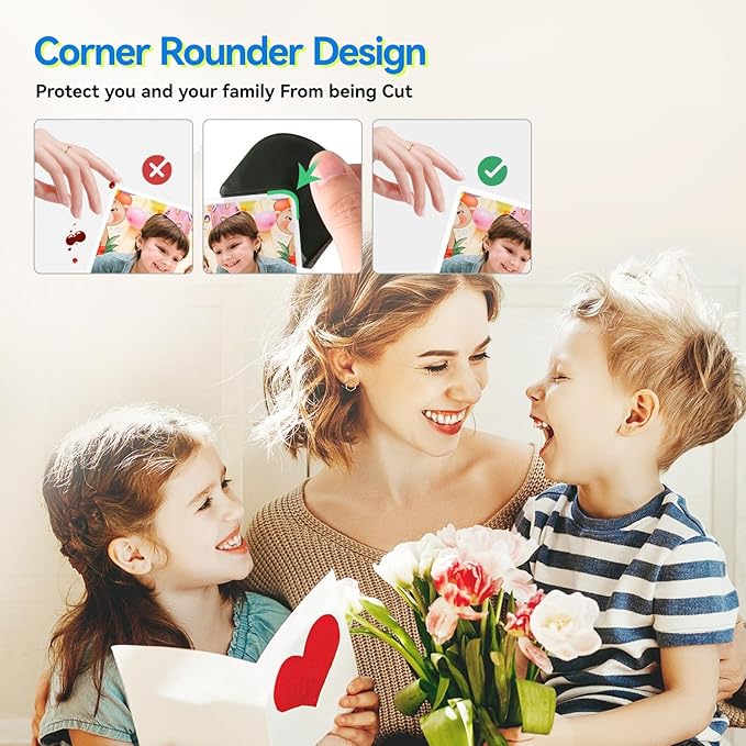 13 inch 4 Roller Thermal Laminator Machine, 3-10 Mil 60-Second Warm-up A3 Commercial Laminating Machine with 50 Sheets, LOTHANEK Heavy Duty Laminating Machine for Home, School Office Teacher Use